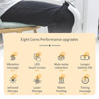 Cordless Portable Knee Brace with Red Light Therapy Vibration Modes and Heating Levels Adjustable Straps Knee Massager